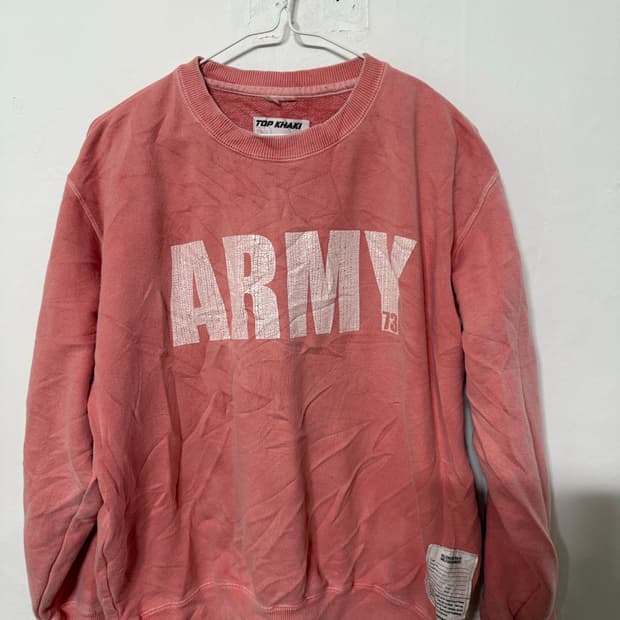 ARMY 프린팅 맨투맨