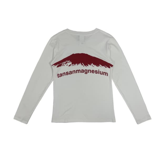 마운틴 롱슬리브 화이트/레드 (우먼)