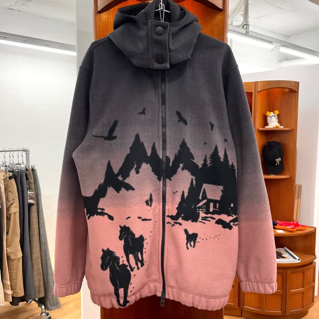 [S] 스텔라매카트니 아디다스 플리스 후드 자켓