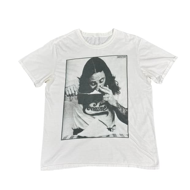 빈티지 2000s Cocaine 코카인 포토 티셔츠