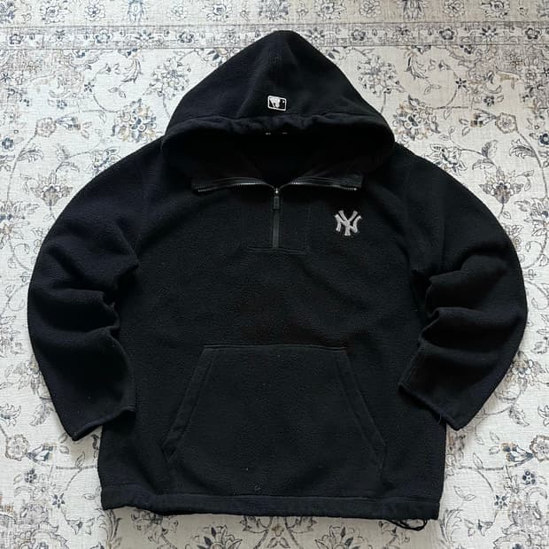 MLB 뉴욕양키스 후리스 반집업