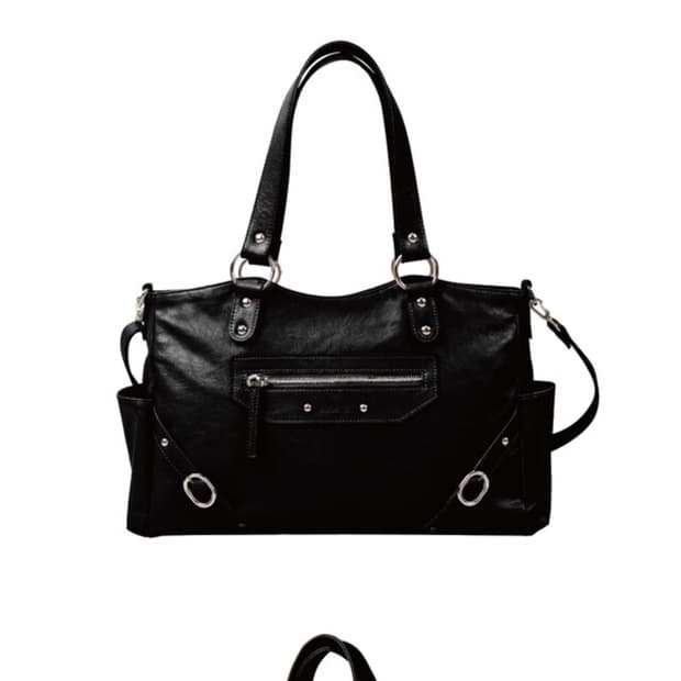 아노에틱 ANC STUD RING BAG_BLACK