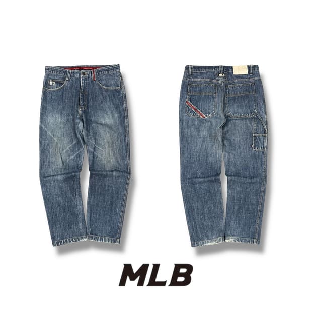 mlb 데님팬츠 y12216