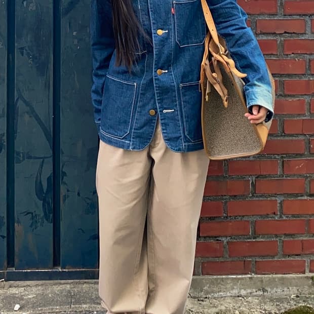 90s Tommy hilfiger 타미힐피거 투턱 코튼 팬츠 