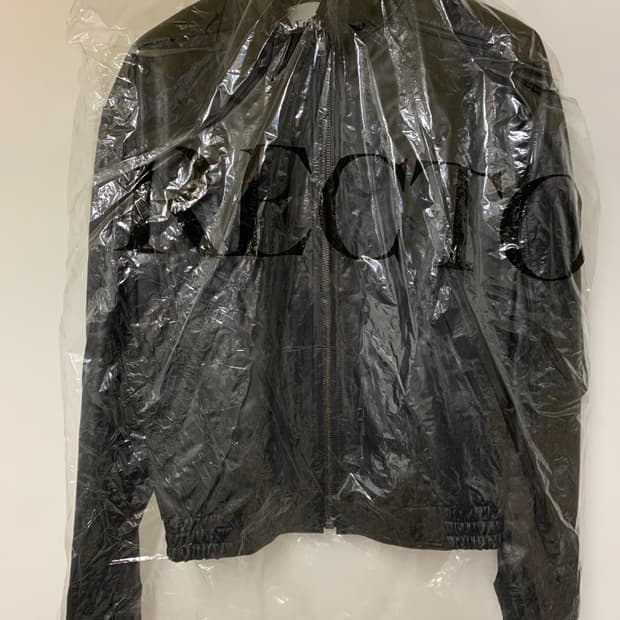 25ss 렉토 빈티지 크랙 이펙트 레더자켓 블랙