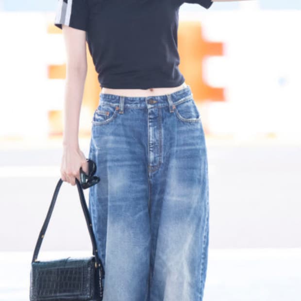 (S) 발렌시아가 풀업 팬츠 한소희 바지