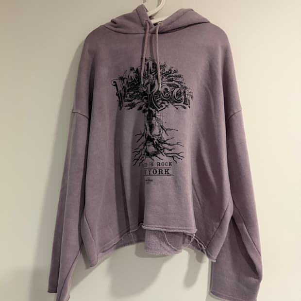 ARCHIVE 라벨 크롭 후드