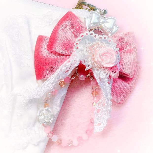 [handmade] 쥬시 로망스 키링 juicy romance keyri