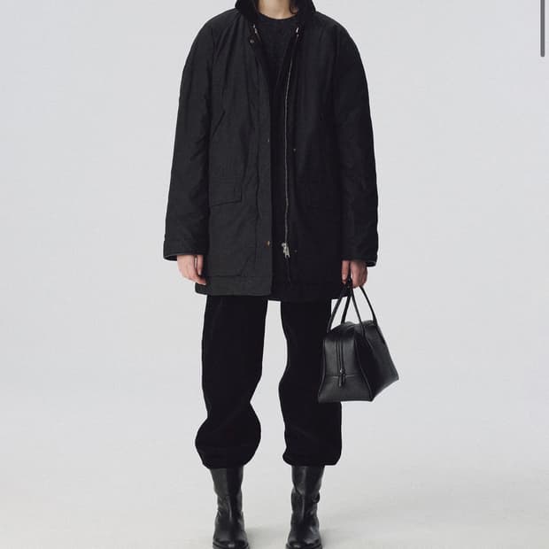 낫띵리튼 Raven down coat