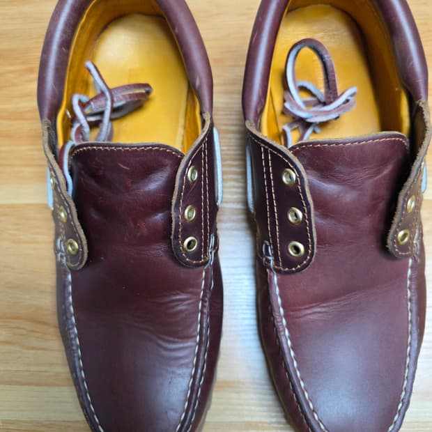 팀버랜드 3아이 보트슈즈 버건디 280사이즈 판매