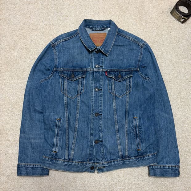 XL) 리바이스 데님 트러커 자켓 청자켓 4세대