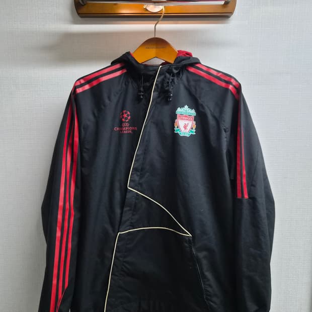 M) 아디다스 리버풀 09/10 챔스 사선집업 트랙자켓 팝니다