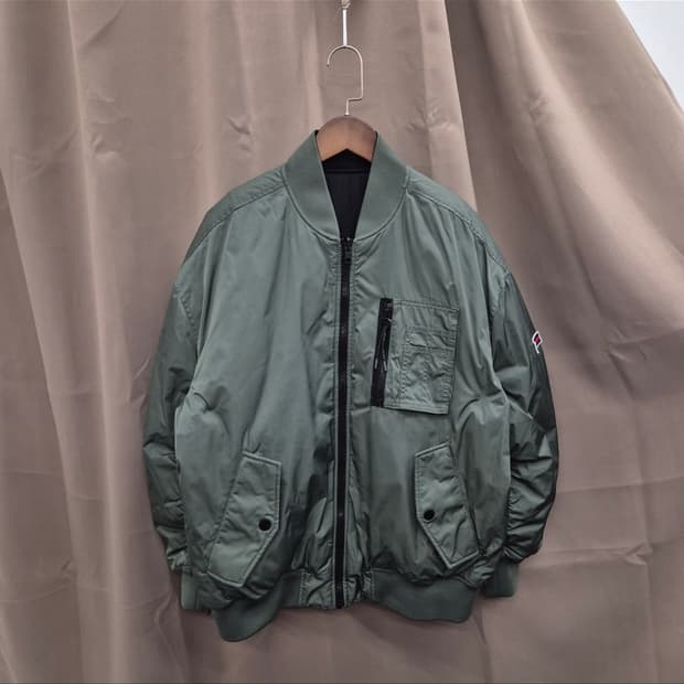 타미힐피거 리버시블 항공 점퍼 