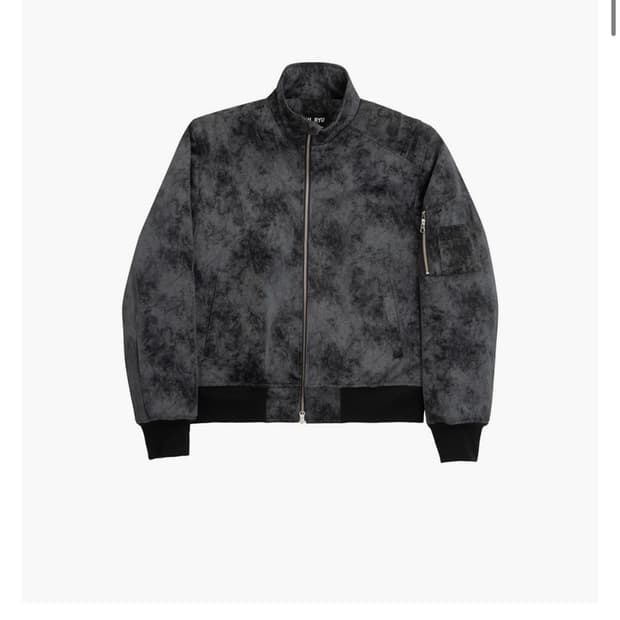 일류 스웨이드 봄버 자켓