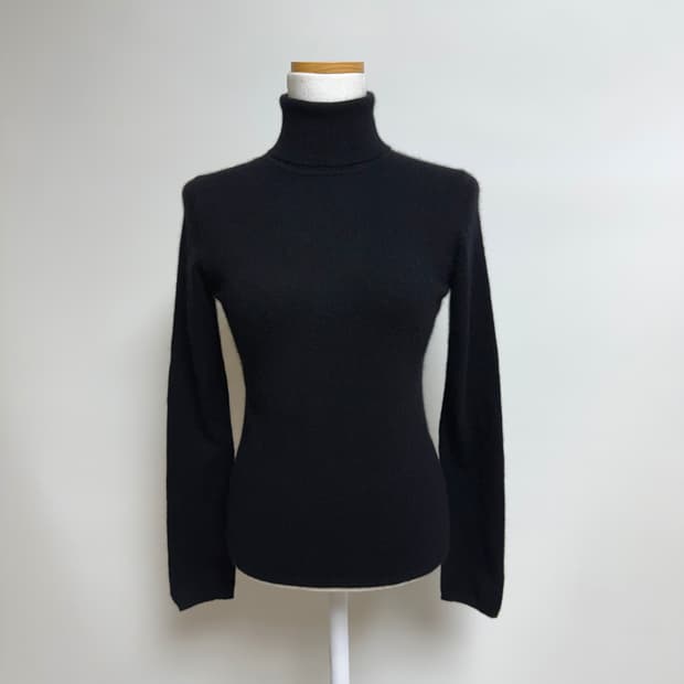 [캐시미어 100%] 유니클로 터틀넥 목폴라 니트 S
