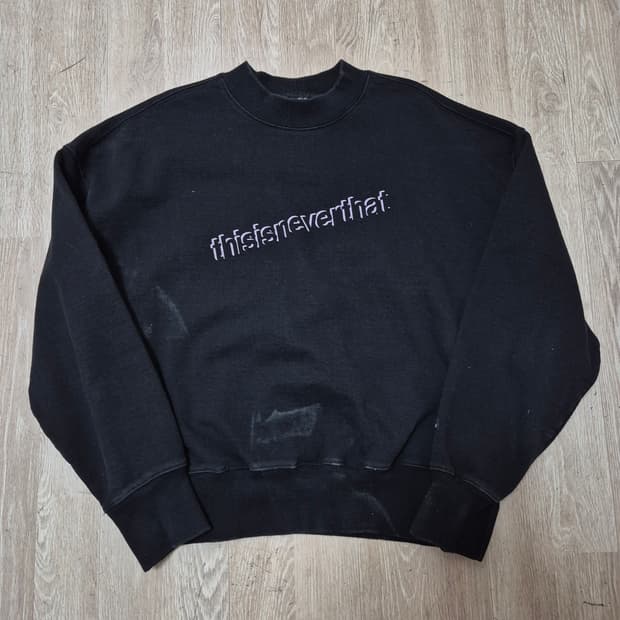 디스이즈네버댓 여성 빅로고 맨투맨 S(90)