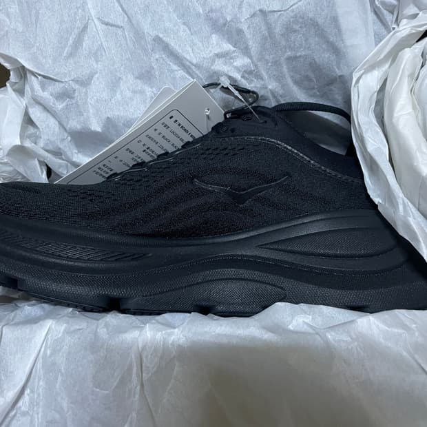 [W240] 호카 본디 9 와이드 블랙