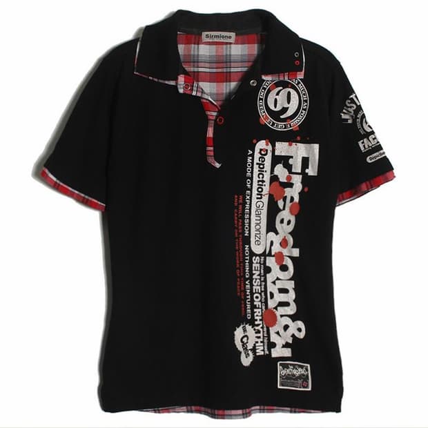 이모 펑크 블러드 티셔츠