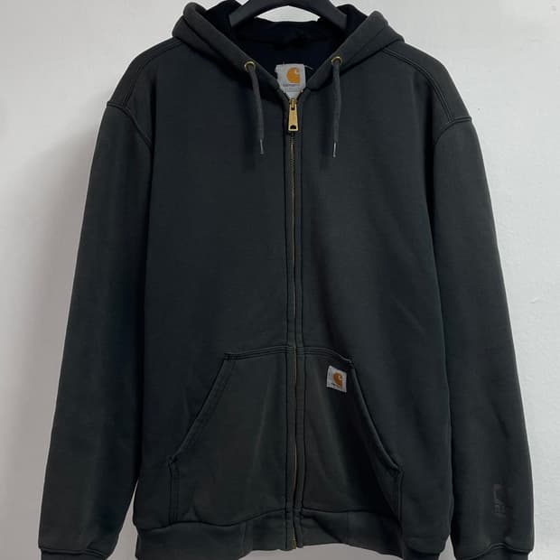 칼하트 피그먼트 워싱 써멀 후드집업 (on.94)  