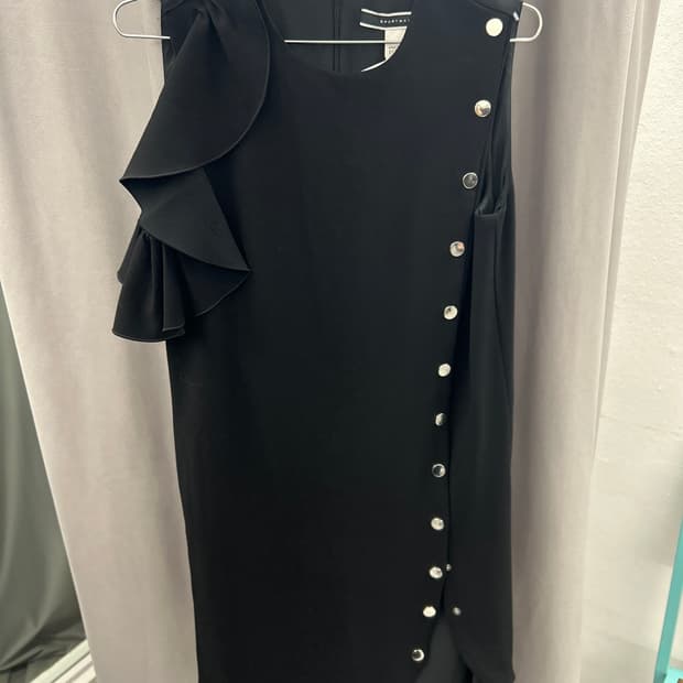 스포츠막스 러플 드레스