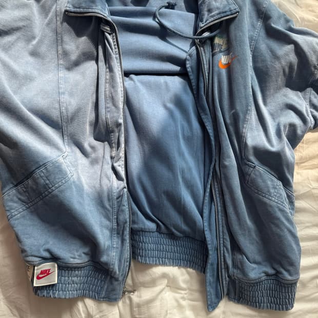 나이키 워시드데님 연청 자켓