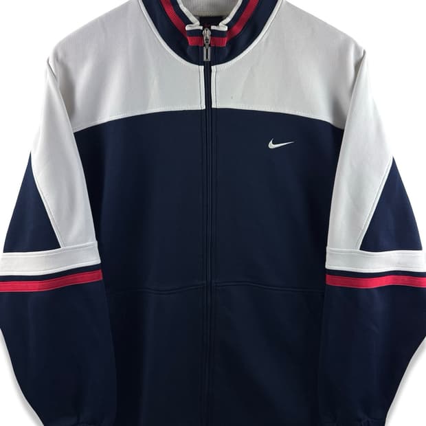 00S NIKE 일본생산 네이비화이트 트랙탑져지2913