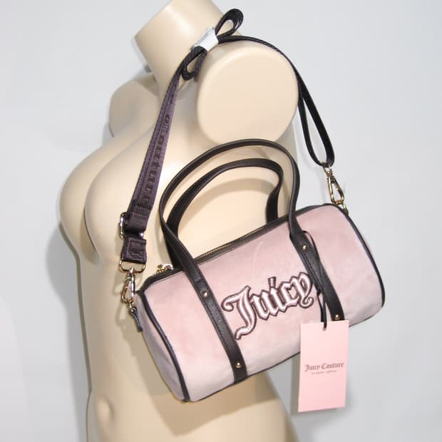 쥬시 꾸뛰르 핑크&브라운 배럴백 🤎 갸루 락시크