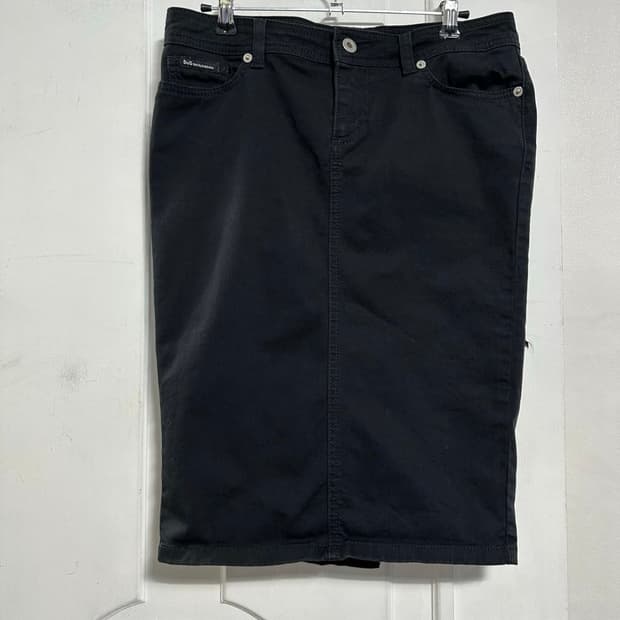 돌체앤가바나 코튼 미디스커트