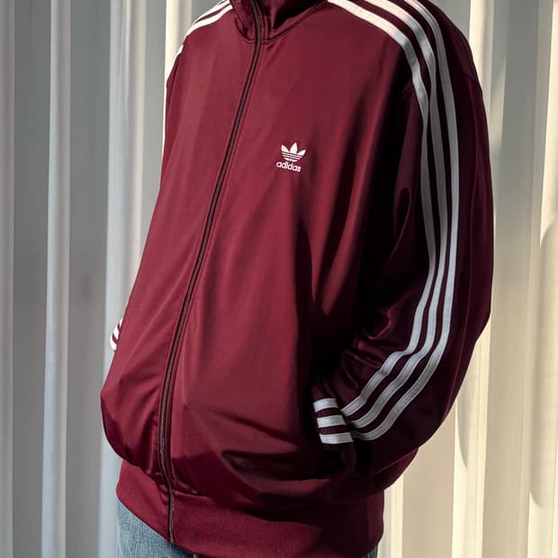 [XL]아디다스 파이어버드 버건디 트랙탑 져지