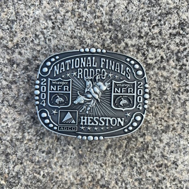 2004 Hesston NFR 컬렉터 웨스턴 버클