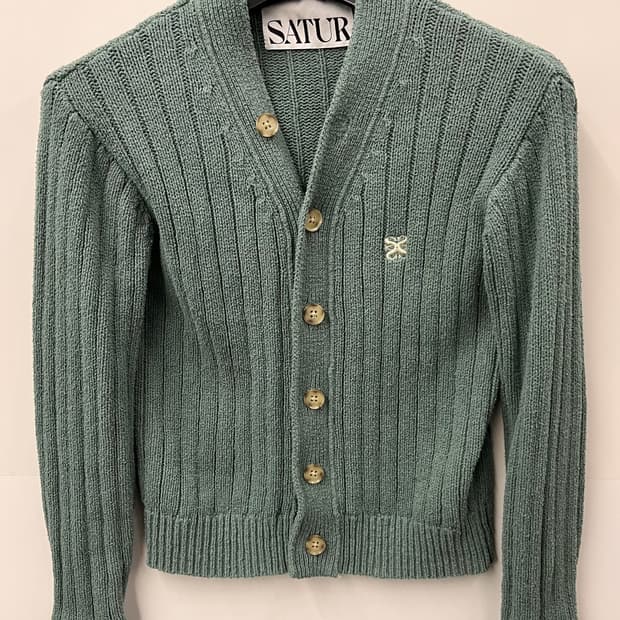 새터 SATUR 파로 부클 가디건 제이드 민트 WS
