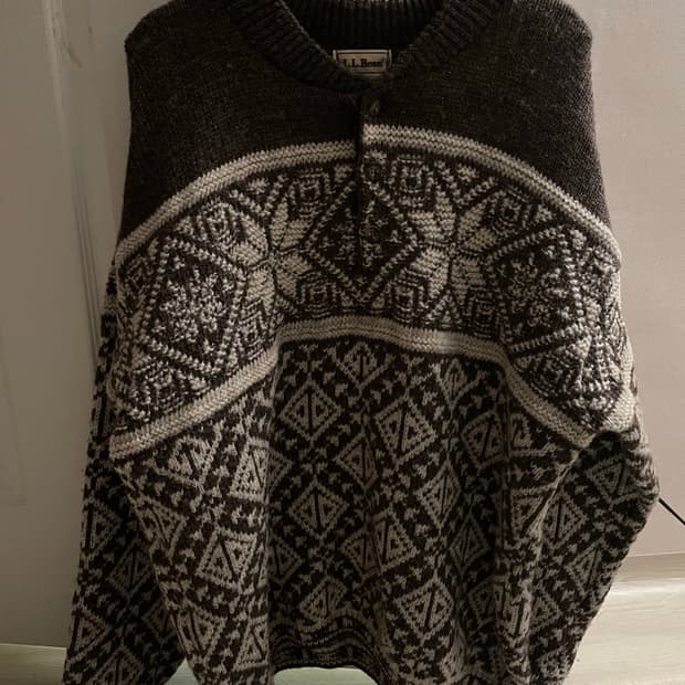 LL bean 엘엘빈 노르딕 빈티지 니트