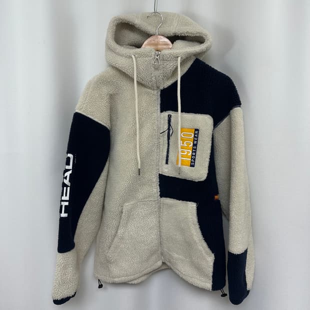  헤드 공용 뽀글이 도톰한 후드집업 자켓 S