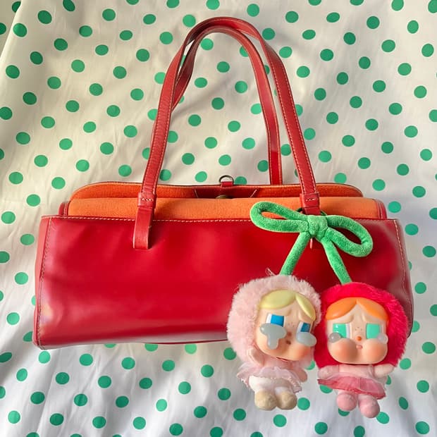 🍎 레드 애플 핸드백