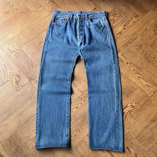 [34]리바이스 501 블랭크탭 데님 팬츠