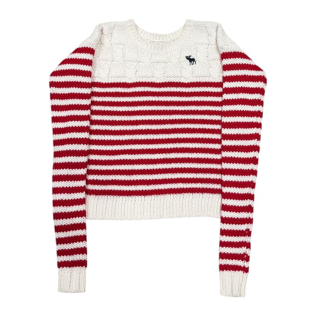 아베크롬비 빈티지 스트라이프 니트 S