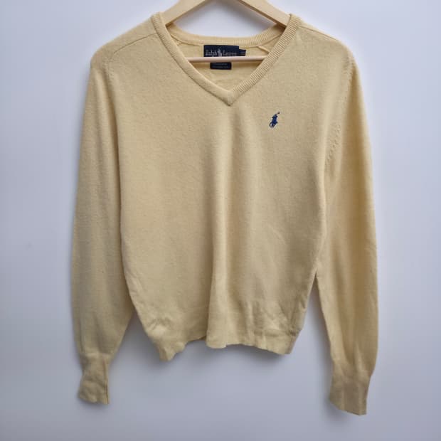 [S] 폴로 랄프로렌 캐시미어 브이넥 니트