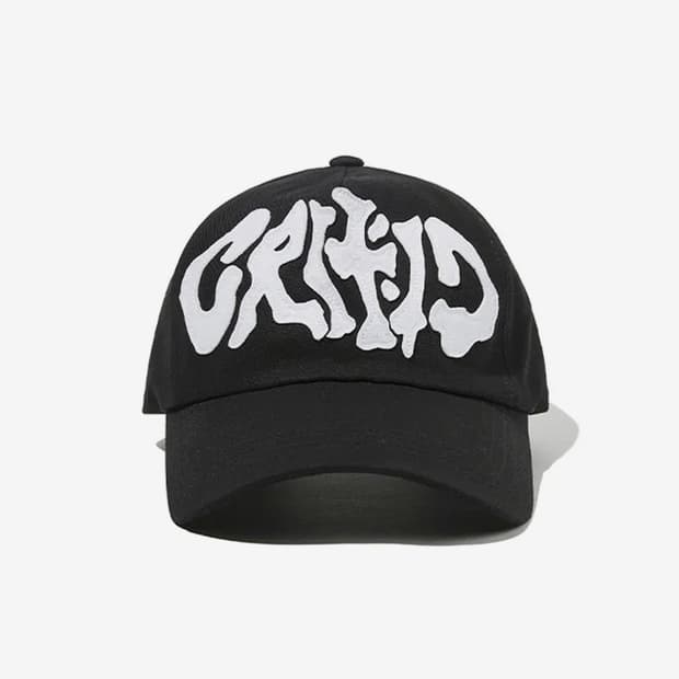 크리틱 goth logo 5P cap black