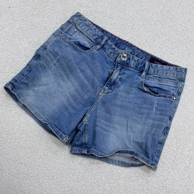 67-91 헤지스 여성 데님 숏 팬츠 0410E