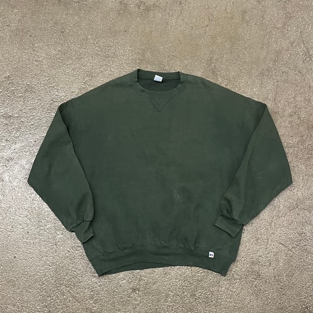 90-00s  러셀 블랭크 스웻셔츠 (110)