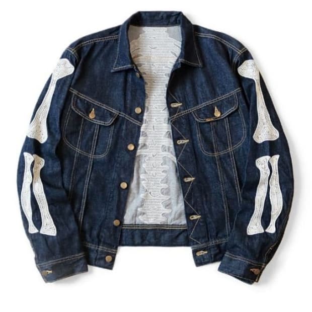 캐피탈 본 데님 자켓 44사이즈 판매합니다