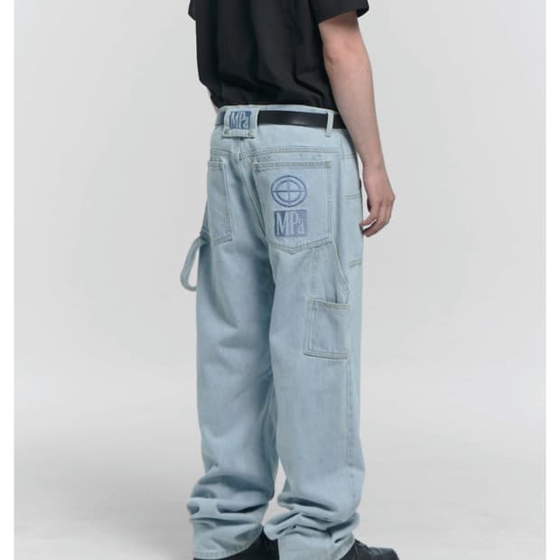 플라스틱 프로덕트 페인터 데님팬츠 painter denim pants 