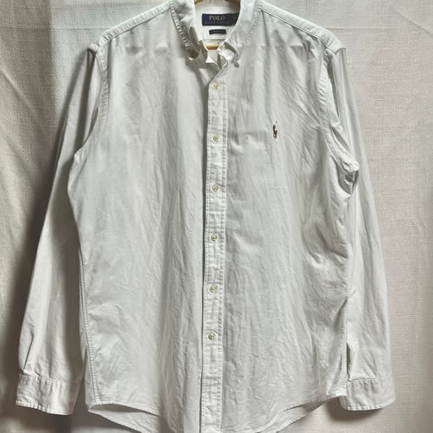 공용 폴로랄프로렌 신형 클래식핏 화이트 셔츠 남방 M
