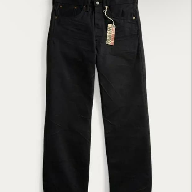 RRL 빈티지 파이브 포켓 블랙 34x32