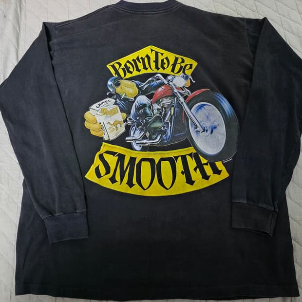 [XL] 90s 빈티지 카멜 프로모 본투비 스무스 롱슬리브