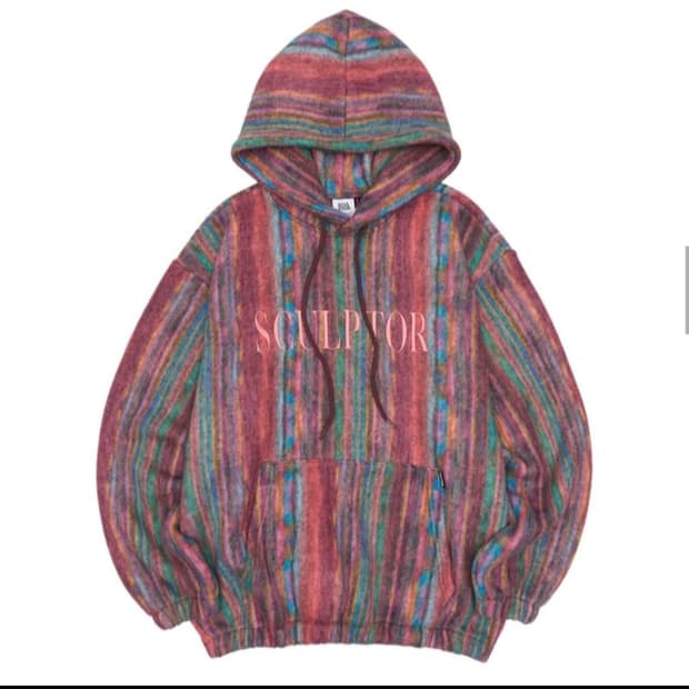 스컬프터 후리스 후드티