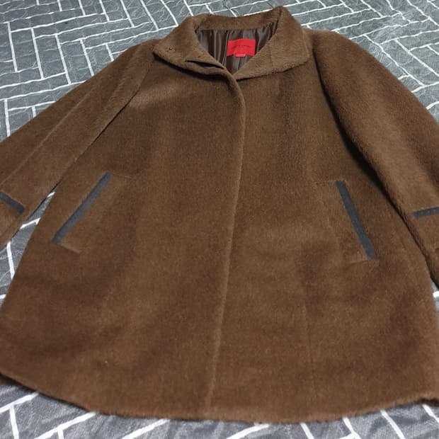 피에르가르뎅 파리 알파카 브러쉬드 자켓 브라운 (S)