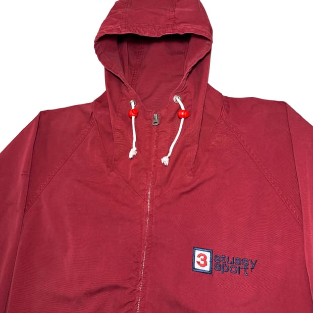 90’s 스투시 스포츠 후드 집업 자켓