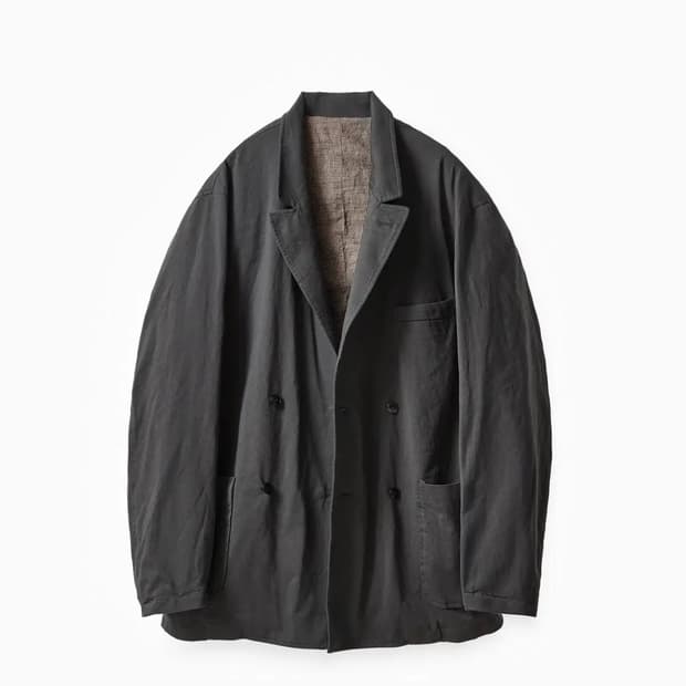 이얼즈어고 저지코튼 더블 워크자켓 차콜 M