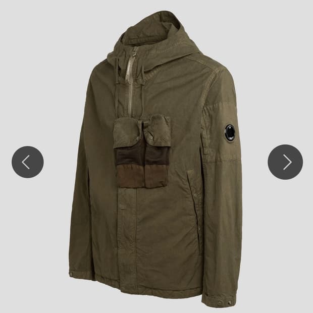 cp컴퍼니 23fw 바틱 후드 바람막이 자켓